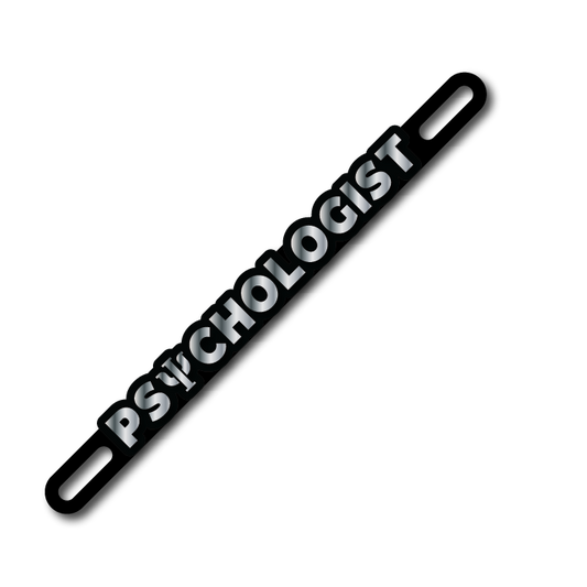 Car Plate Badge: Psychologist Version 2