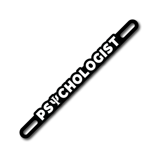 Car Plate Badge: Psychologist Version 2