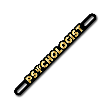 Car Plate Badge: Psychologist Version 2