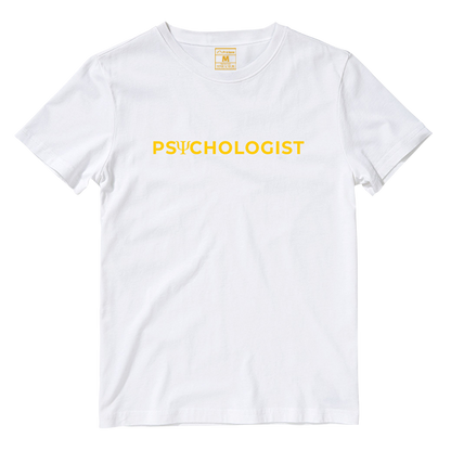 Cotton Shirt: Psychologist Yellow