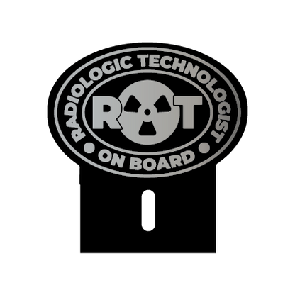 Acrylic Car Emblem: Radiologic Technologist RT