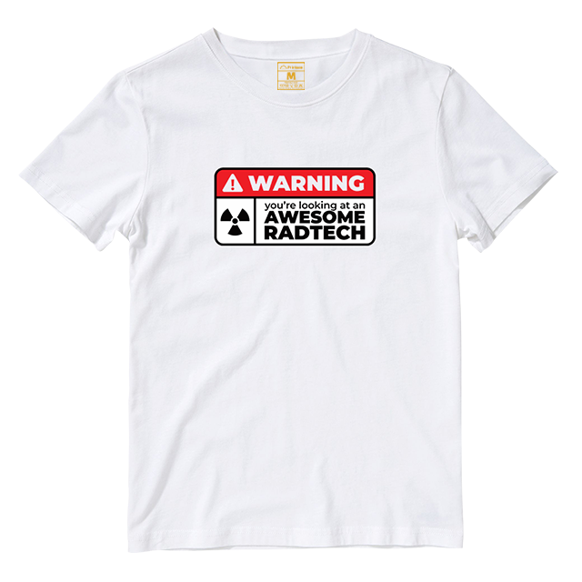 Cotton Shirt: Radtech Warning