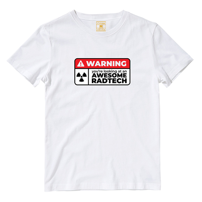 Cotton Shirt: Radtech Warning