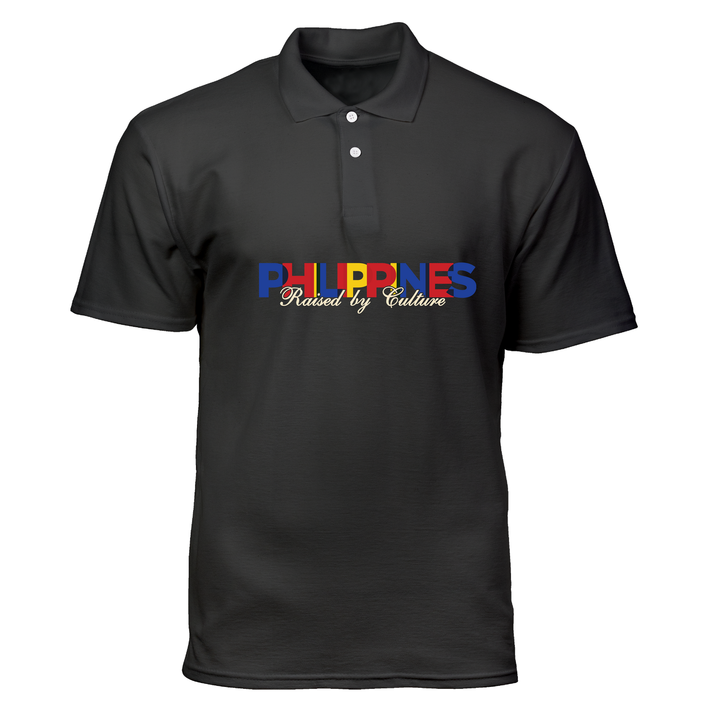 Cotton Polo Shirt: Raised By Culture Front