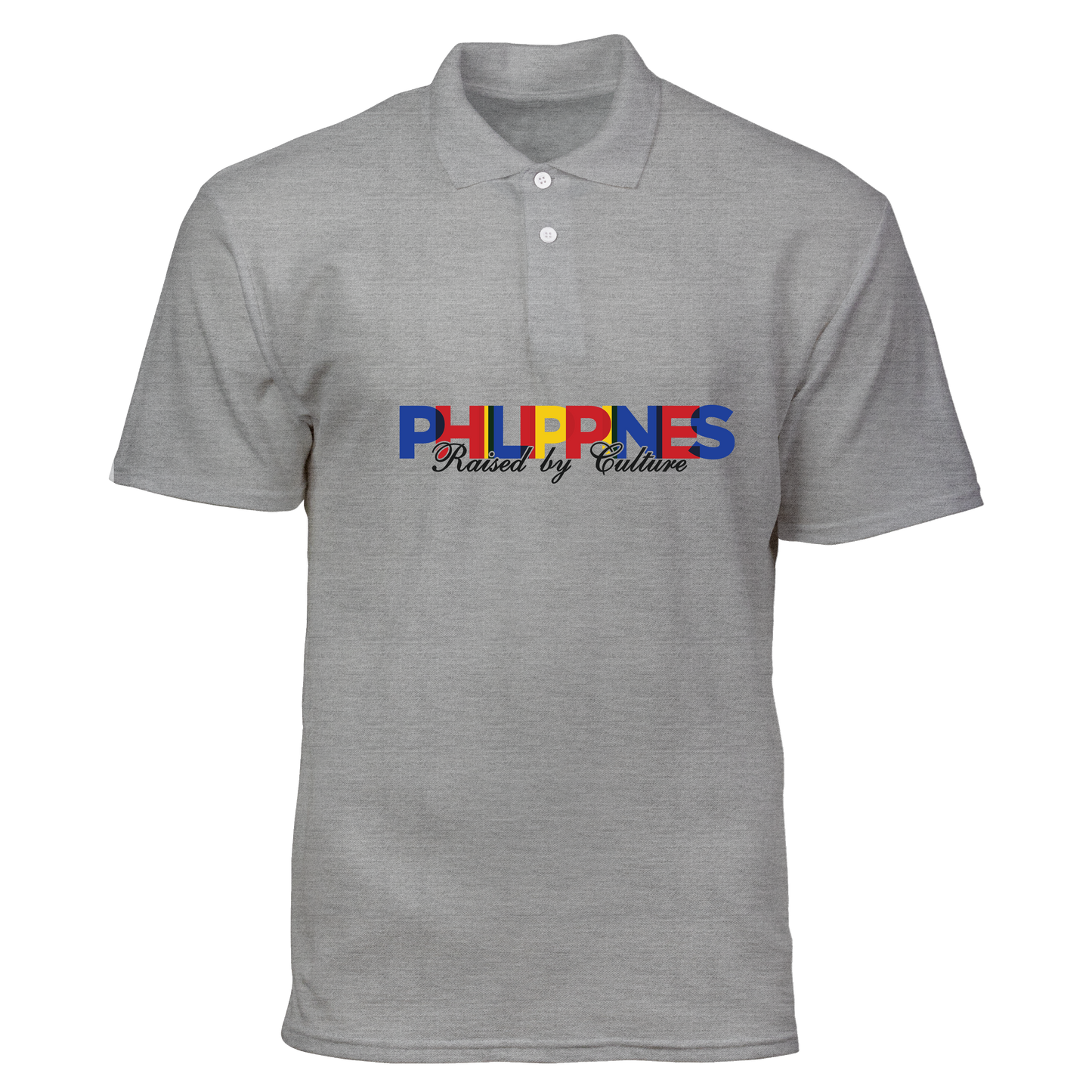 Cotton Polo Shirt: Raised By Culture Front