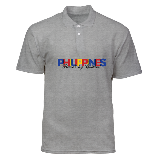 Cotton Polo Shirt: Raised By Culture Front