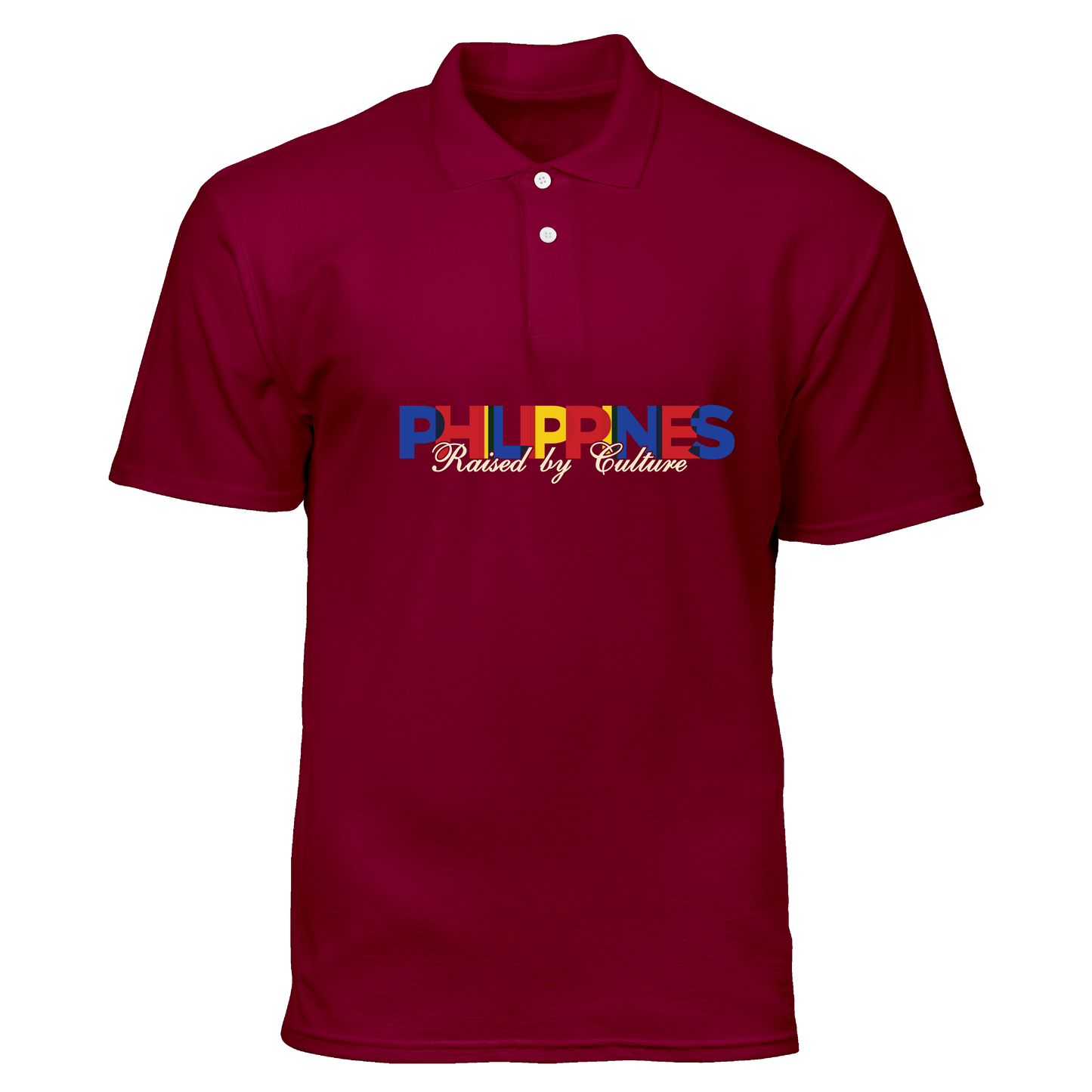 Cotton Polo Shirt: Raised By Culture Front