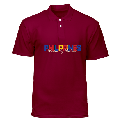 Cotton Polo Shirt: Raised By Culture Front