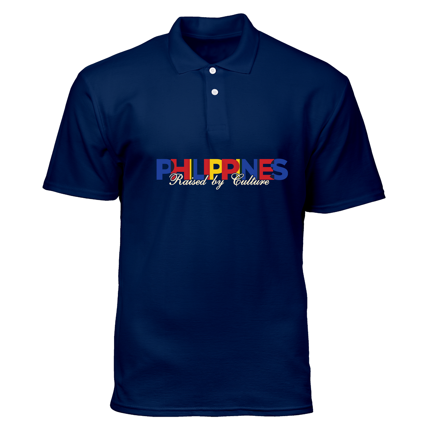 Cotton Polo Shirt: Raised By Culture Front