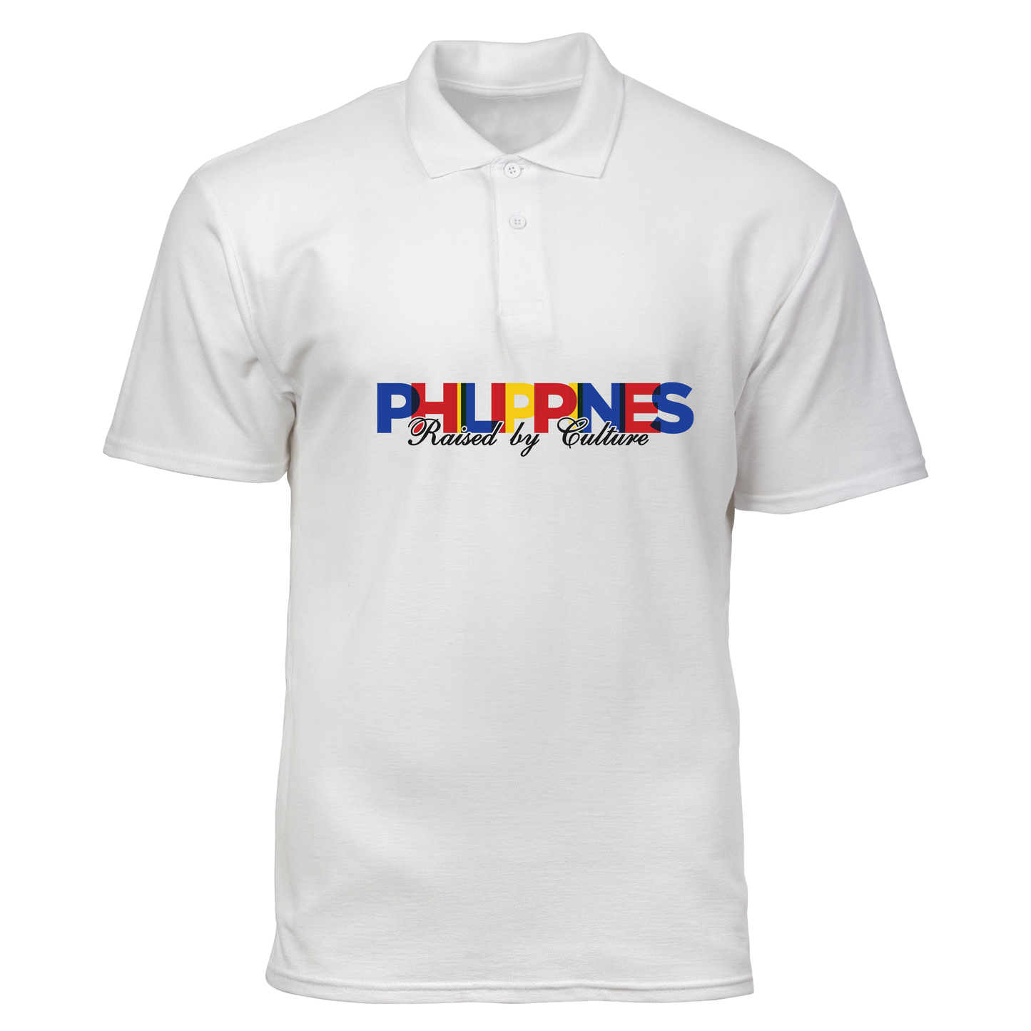 Cotton Polo Shirt: Raised By Culture Front