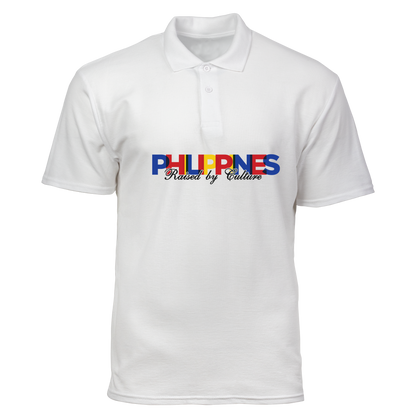 Cotton Polo Shirt: Raised By Culture Front