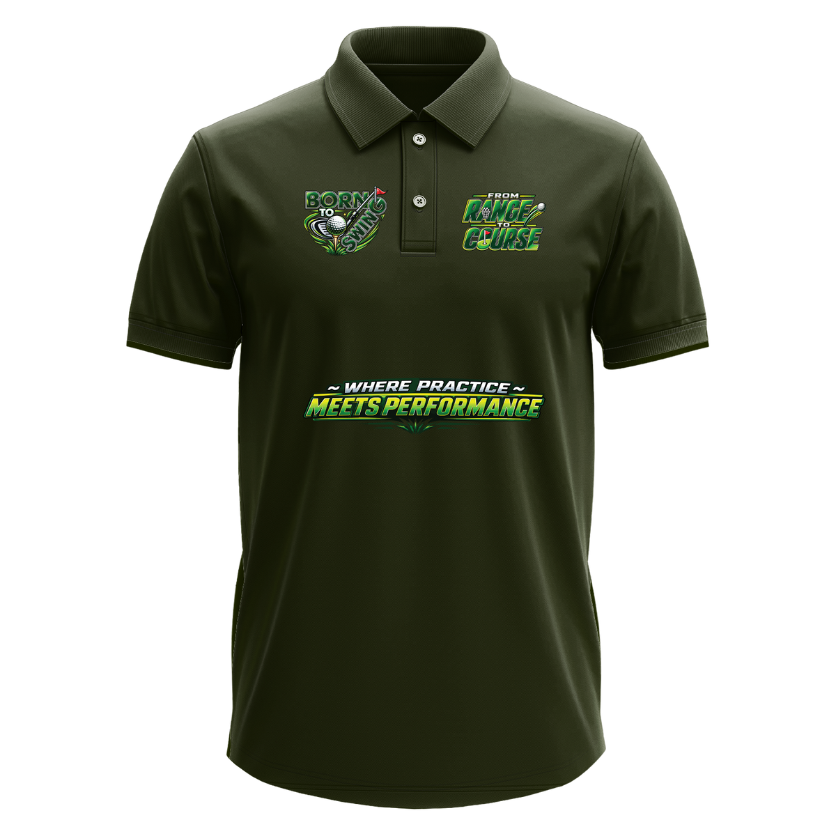Drifit Polo Shirt: Range to Course