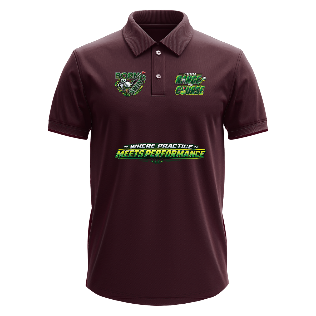 Drifit Polo Shirt: Range to Course