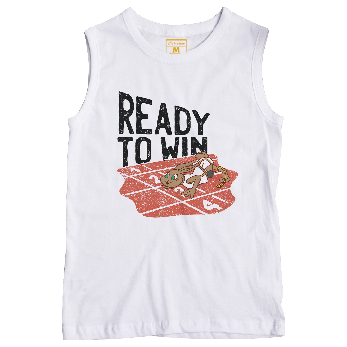 Sleeveless Drifit Shirt: Ready to Win