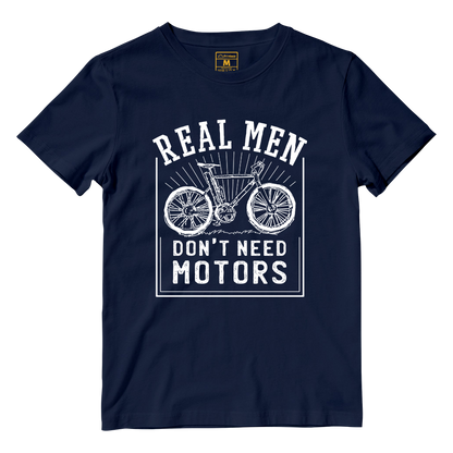 Cotton Shirt: Real Men Cyclist