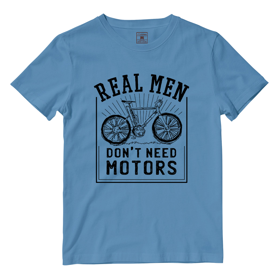 Cotton Shirt: Real Men Cyclist