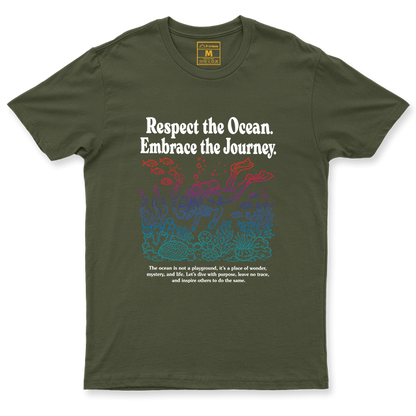Drifit Shirt: Respect Ocean