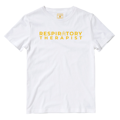 Cotton Shirt: Respiratory Therapist Yellow