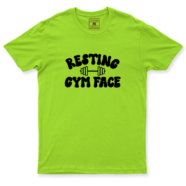 Drifit Shirt: Resting Gym Face