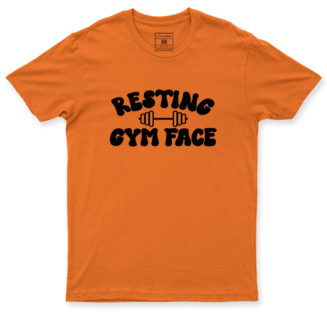 Drifit Shirt: Resting Gym Face