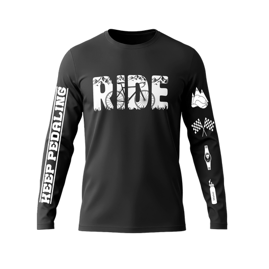 Long Sleeve Drifit Shirt: Ride All Day