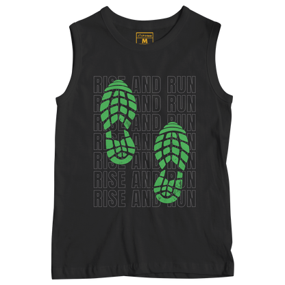 Sleeveless Drifit Shirt: Rise and Run