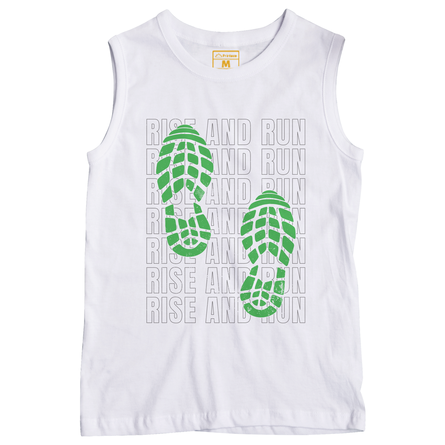 Sleeveless Drifit Shirt: Rise and Run