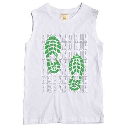 Sleeveless Drifit Shirt: Rise and Run