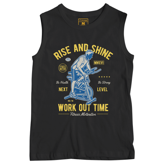 Sleeveless Drifit Shirt: Rise and Shine