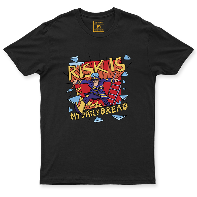 C. Spandex Shirt: Risk Firefighter