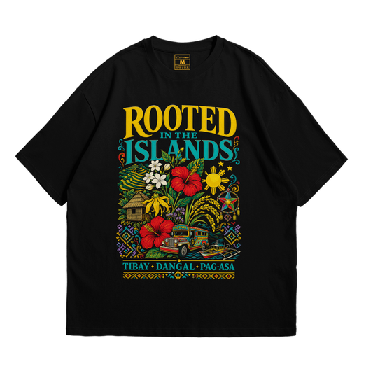 Premium Oversized Cotton Shirt: Rooted Islands