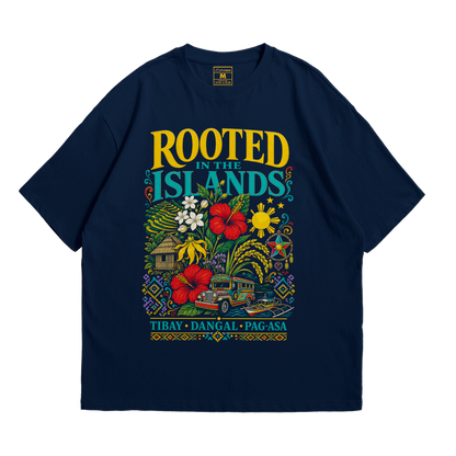 Premium Oversized Cotton Shirt: Rooted Islands