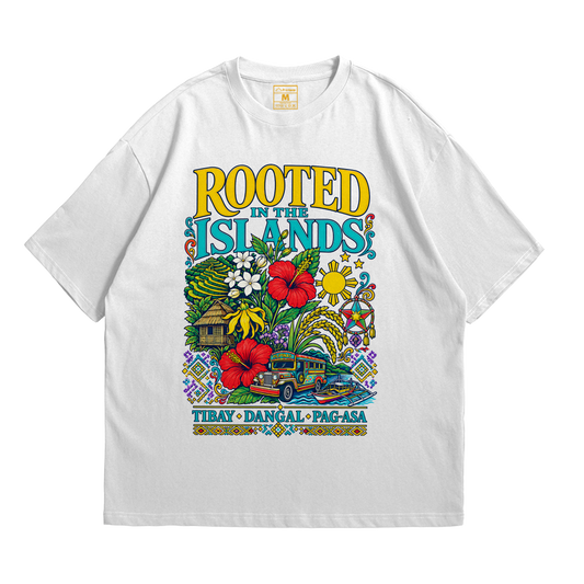 Premium Oversized Cotton Shirt: Rooted Islands