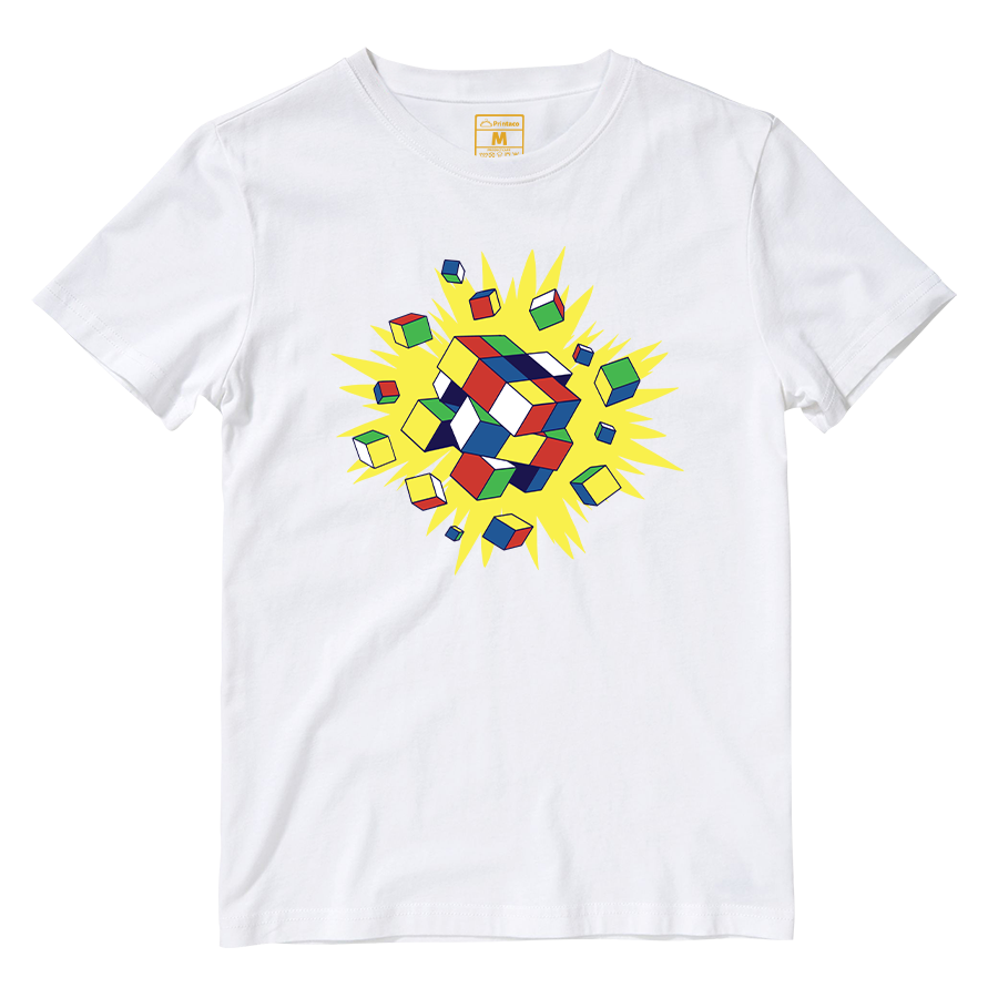 Cotton Shirt: Rubik's Bomb