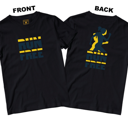 Drifit Shirt: Run Free (Front and Back)