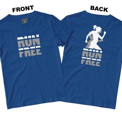Drifit Shirt: Run Free (Front and Back)