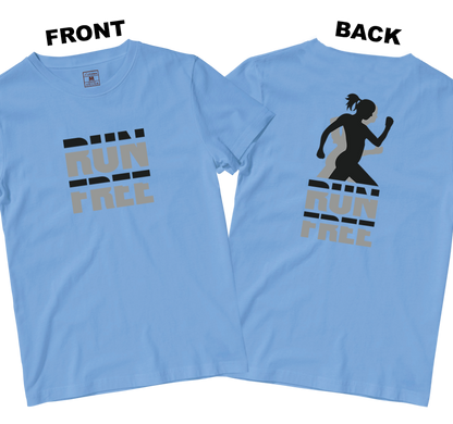 Drifit Shirt: Run Free (Front and Back)