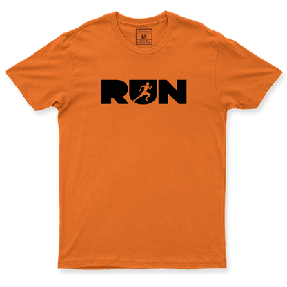 Drifit Shirt: Run Lettering