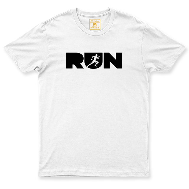 Drifit Shirt: Run Lettering