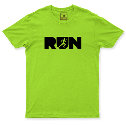 Drifit Shirt: Run Lettering