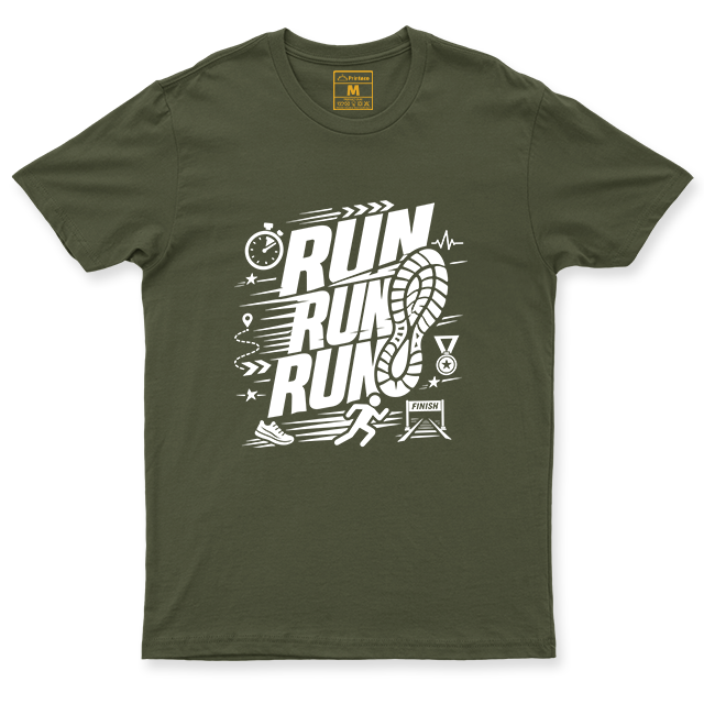 Drifit Shirt: Run Run Icons