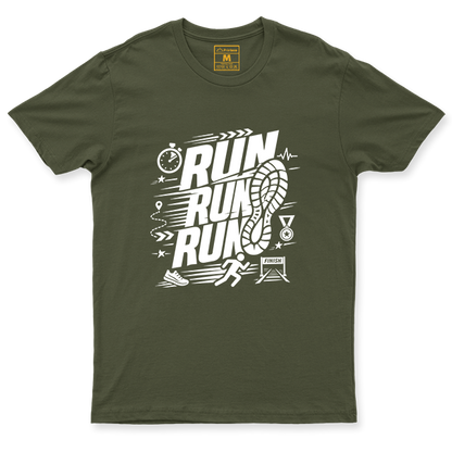 Drifit Shirt: Run Run Icons