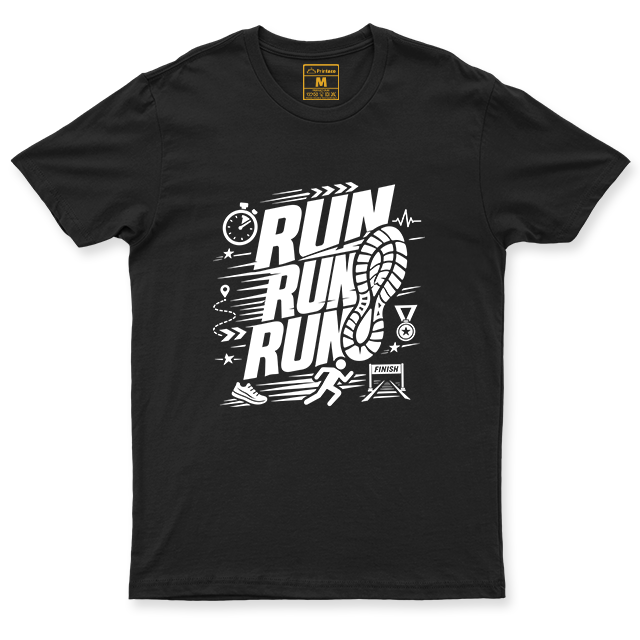 Drifit Shirt: Run Run Icons