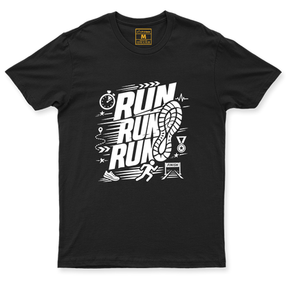 Drifit Shirt: Run Run Icons