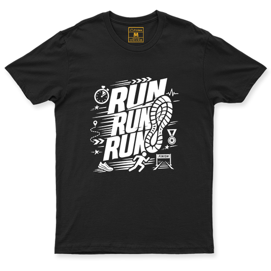 Drifit Shirt: Run Run Icons