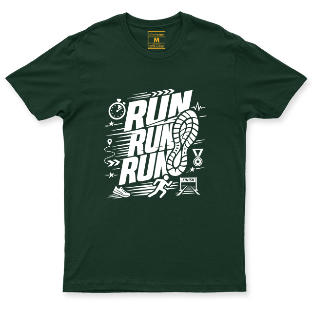 Drifit Shirt: Run Run Icons
