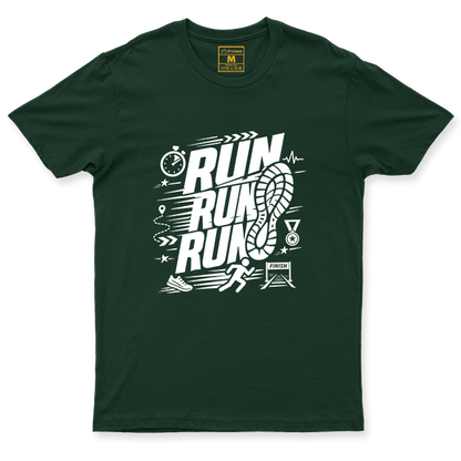 Drifit Shirt: Run Run Icons