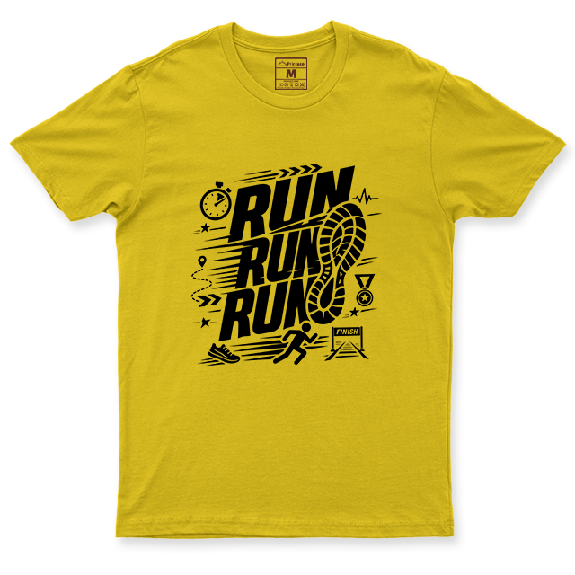Drifit Shirt: Run Run Icons