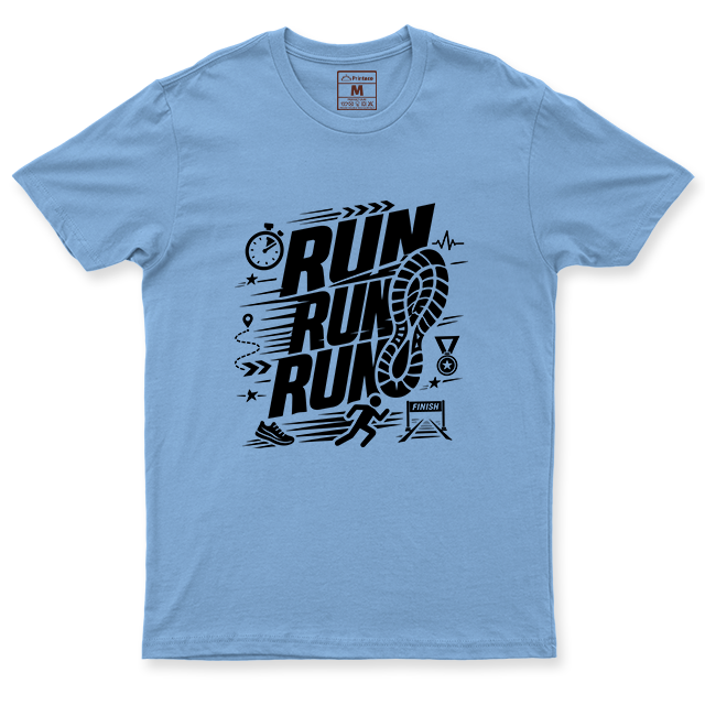 Drifit Shirt: Run Run Icons