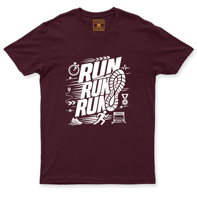 Drifit Shirt: Run Run Icons
